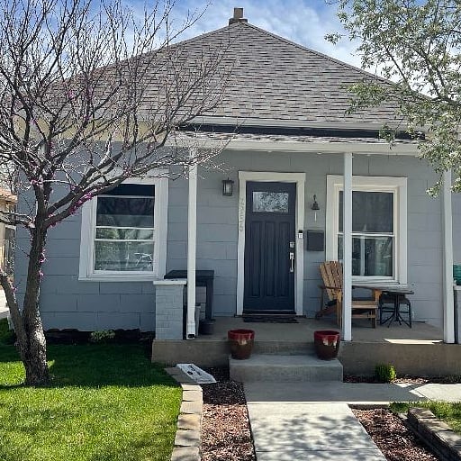 Cozy front porch