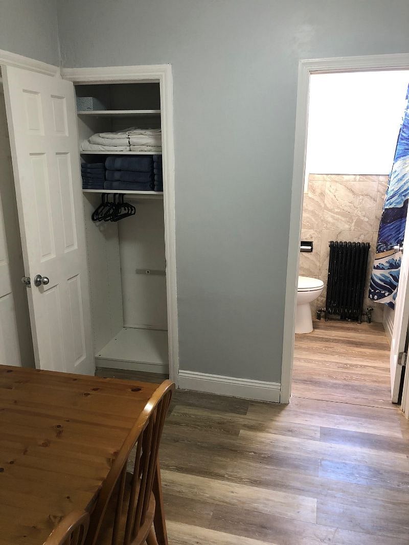 Linen Closet with Storage for your bags
