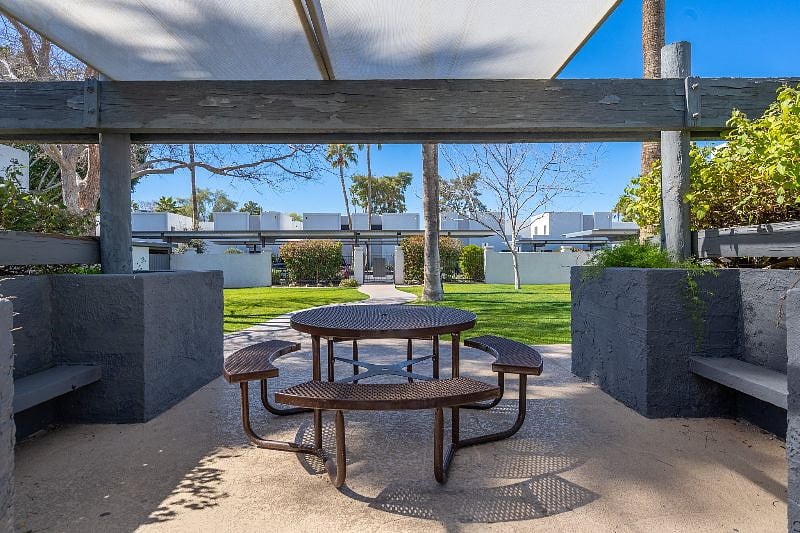 Picnic tables