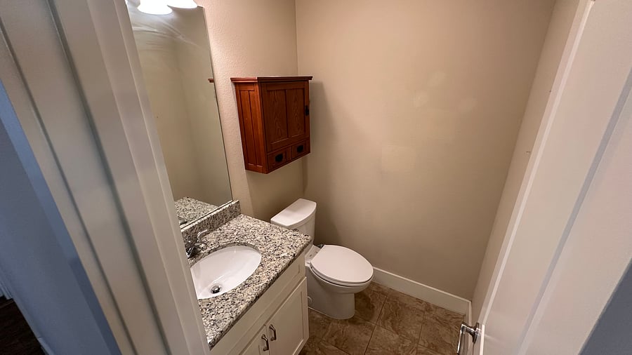Half bath downstairs