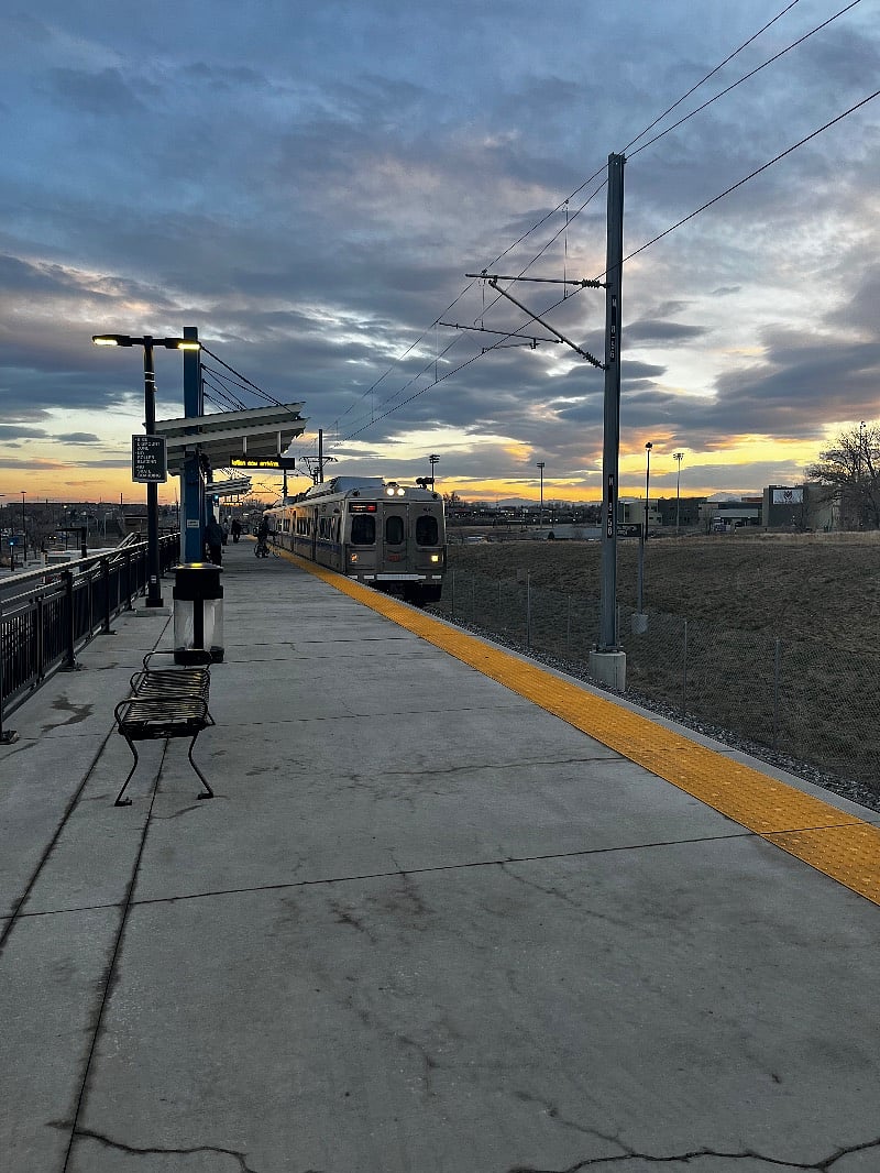 RTD train! 5-10 min walk!