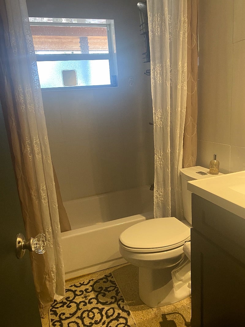 3rd bathroom off front living room hall