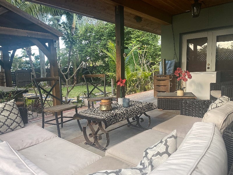 Back patio view