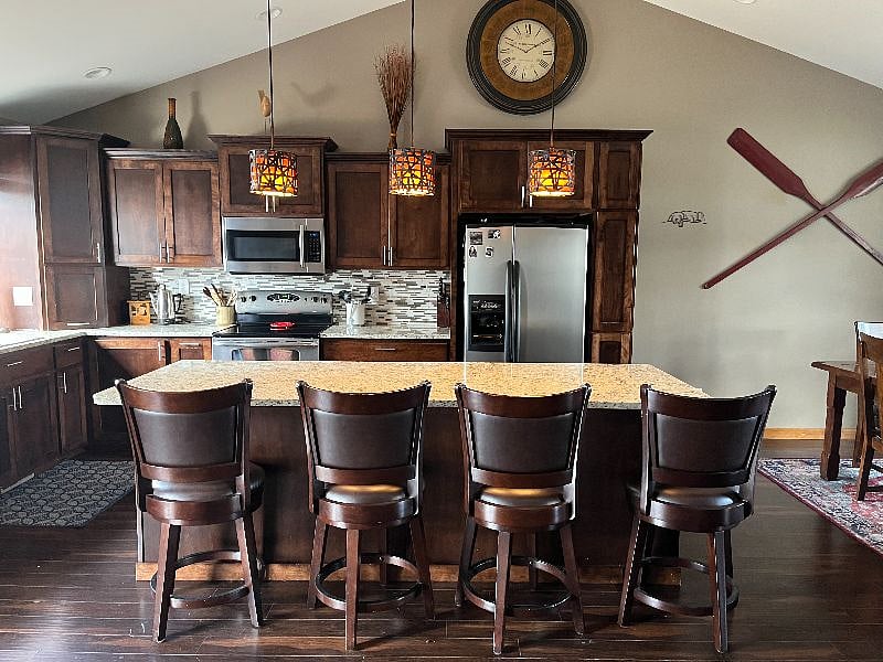 Shared kitchen.