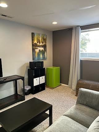 Microwave and mini fridge