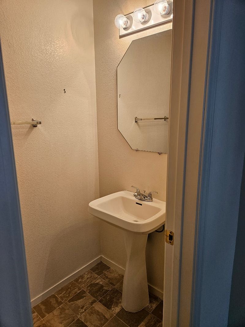 Downstairs half bath