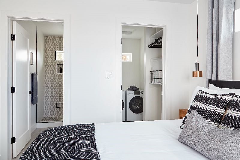 View of the laundry room/ closet.