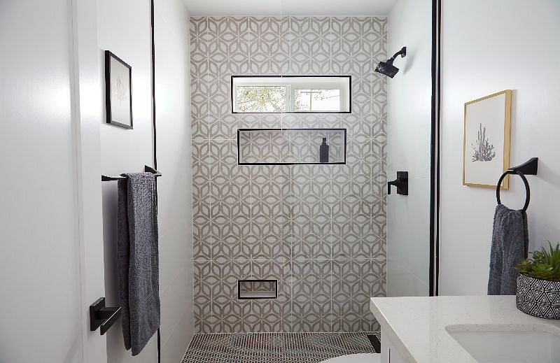 walk-in shower