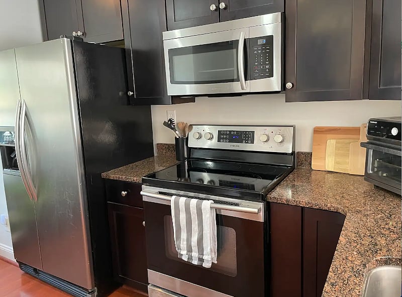 kitchen stocked with everything you need
