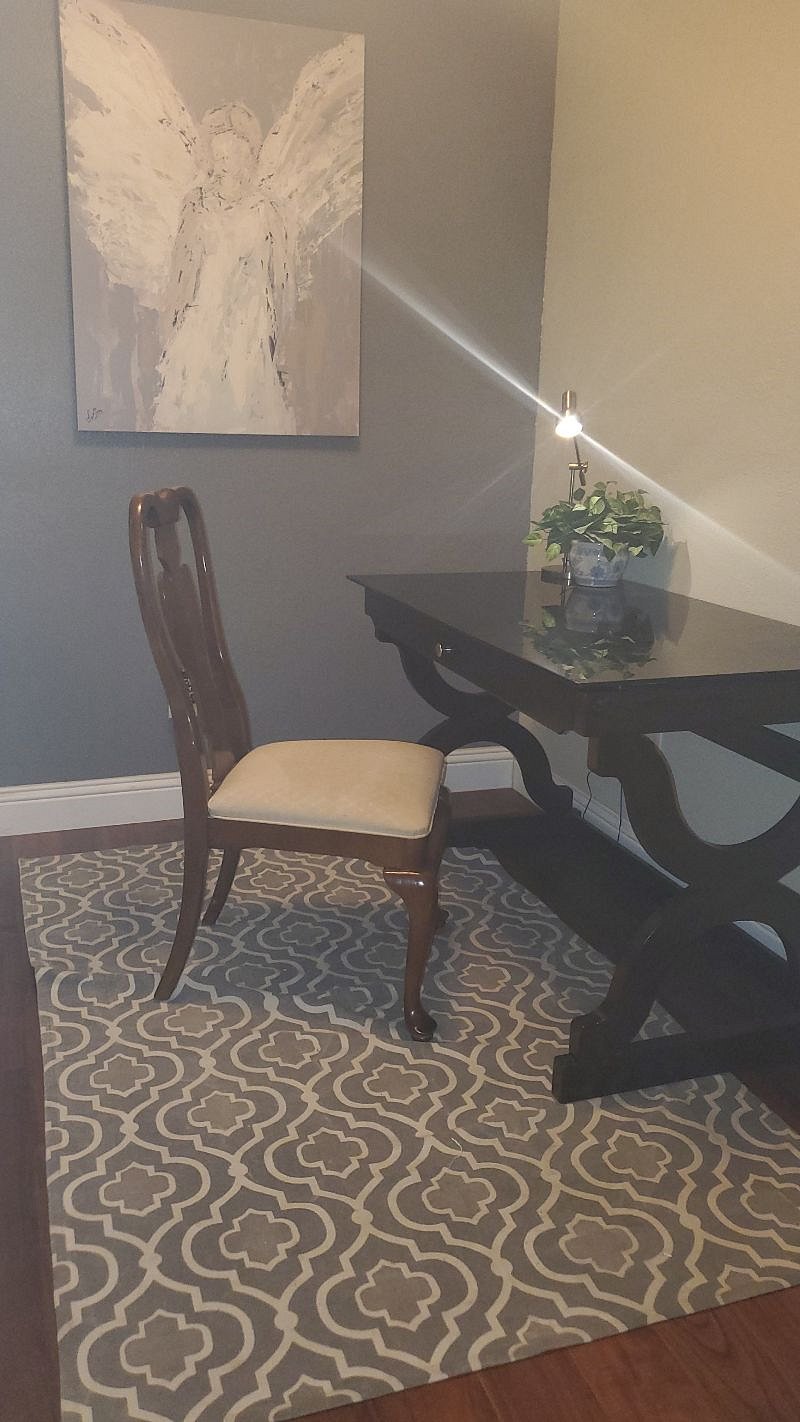 downstairs study nook