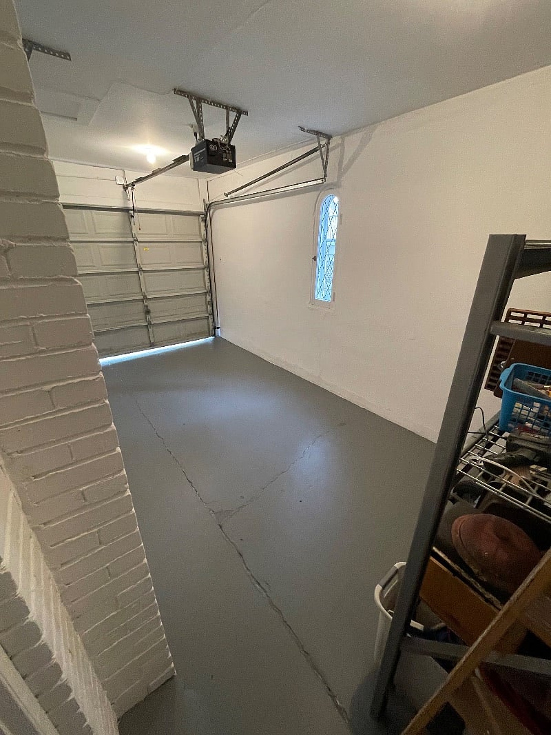 1 car attached garage