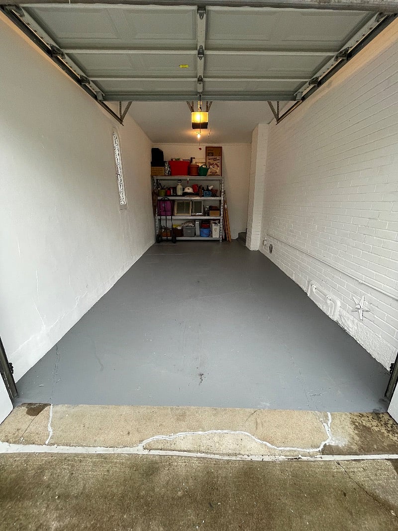 1 car attached garage