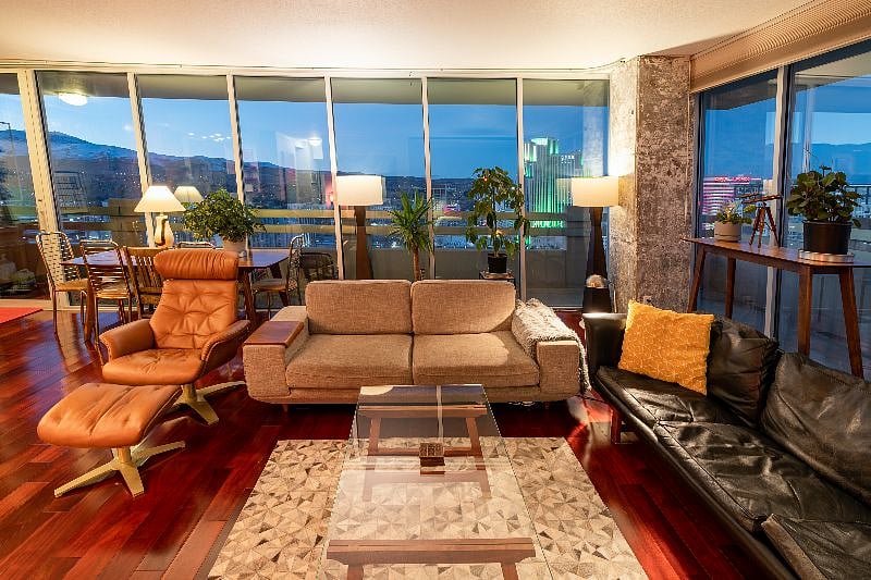 Living room in the evening