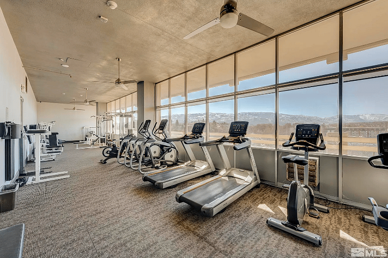Gym and wellness center on the 4th floor