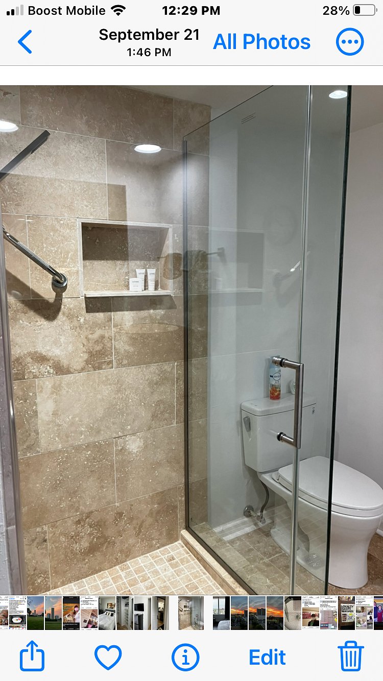 Shower in Guest Bathroom 