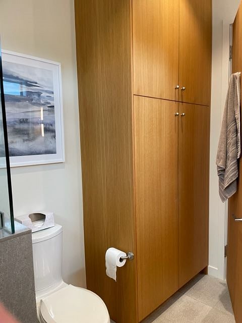 Storage in primary bath