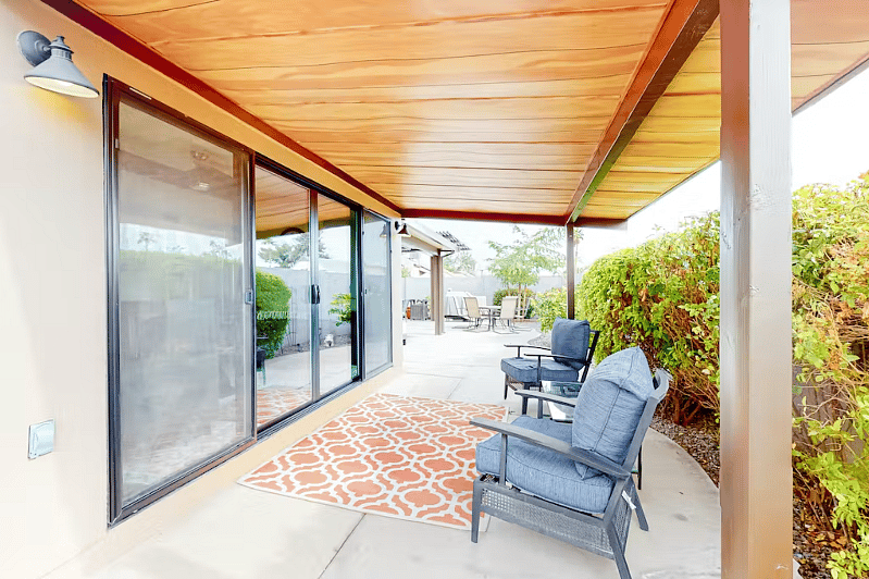 Veranda sitting area
