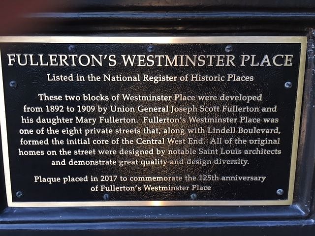 Historic Plaque on Urn