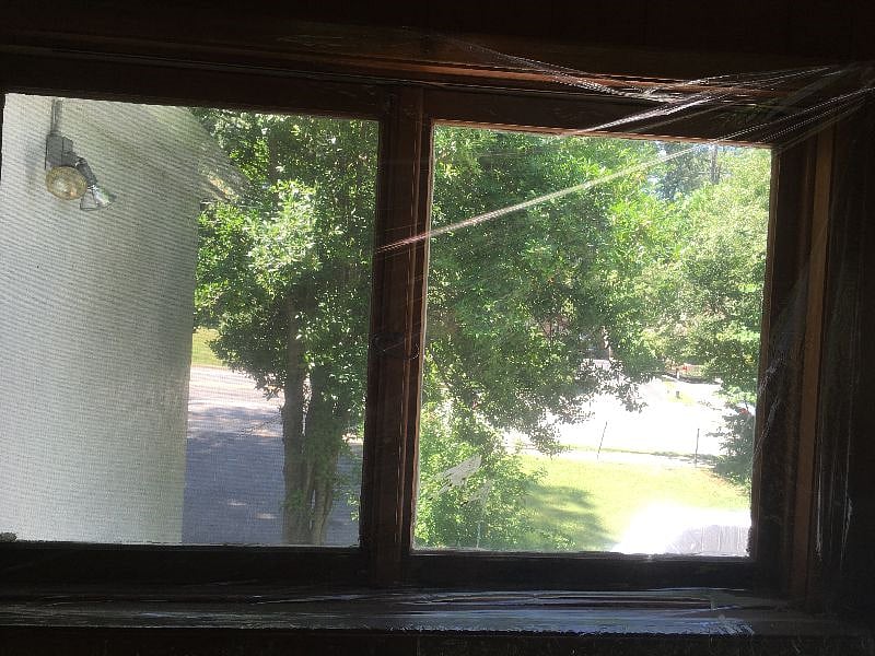 Living room front window view