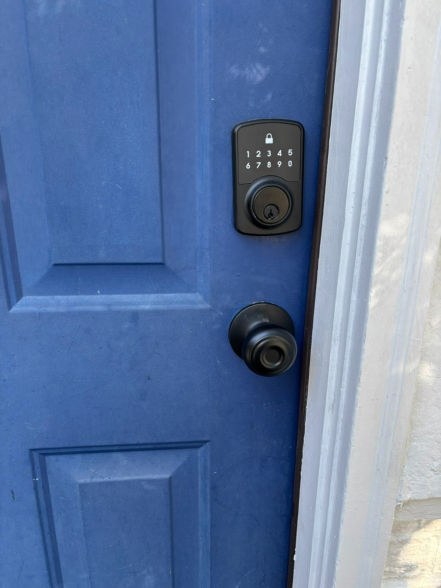 Private entry with keypad