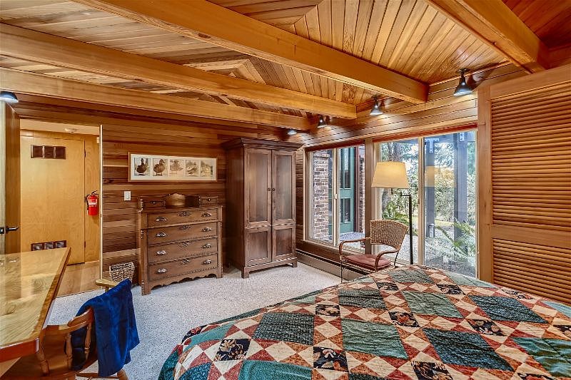 Plenty of storage in the main bedroom.