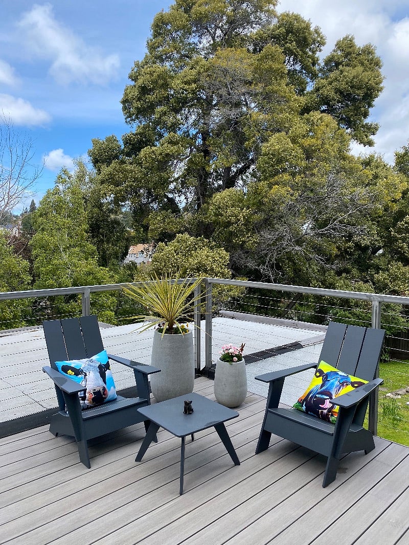 Deck off the living area