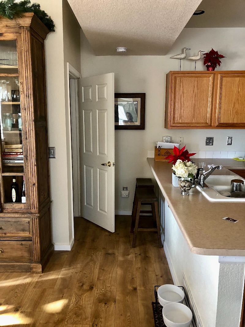 Entry through main house living area