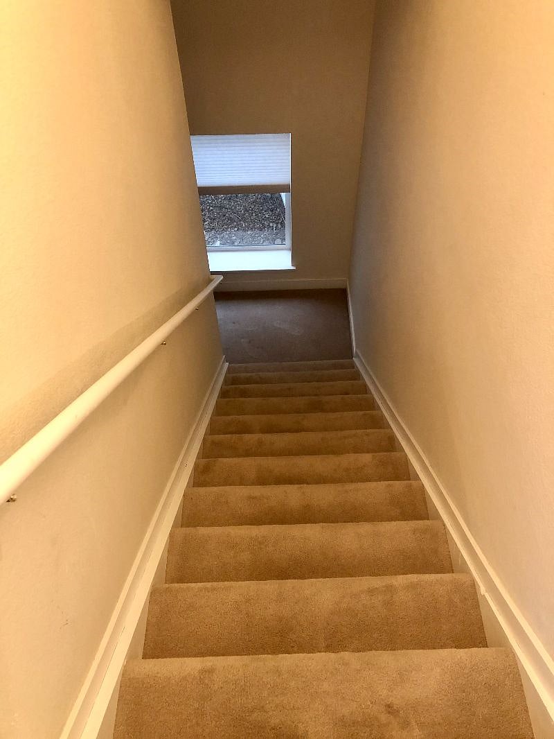 Stairs down to lower level