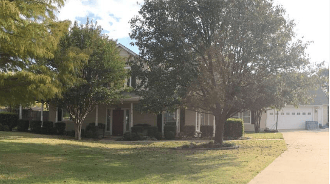 Guesthouse is connected to main house next to garage door
