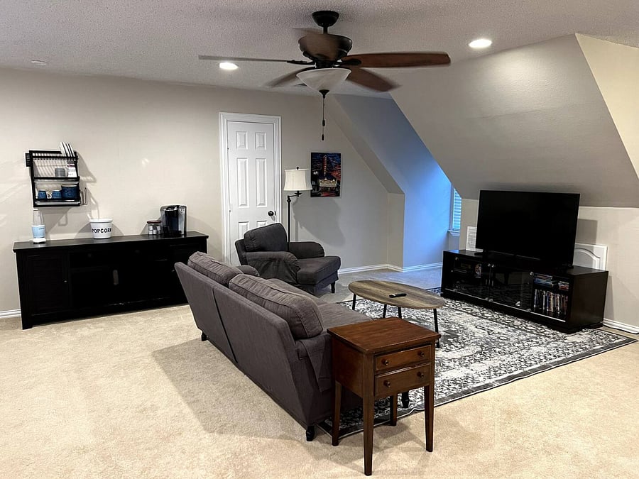 Upstairs Living area