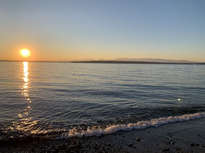 Richmond Beach, a 10 minute walk.