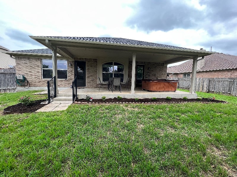 Backyard porch