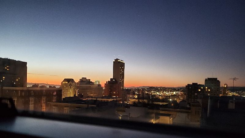 BR view in the evening