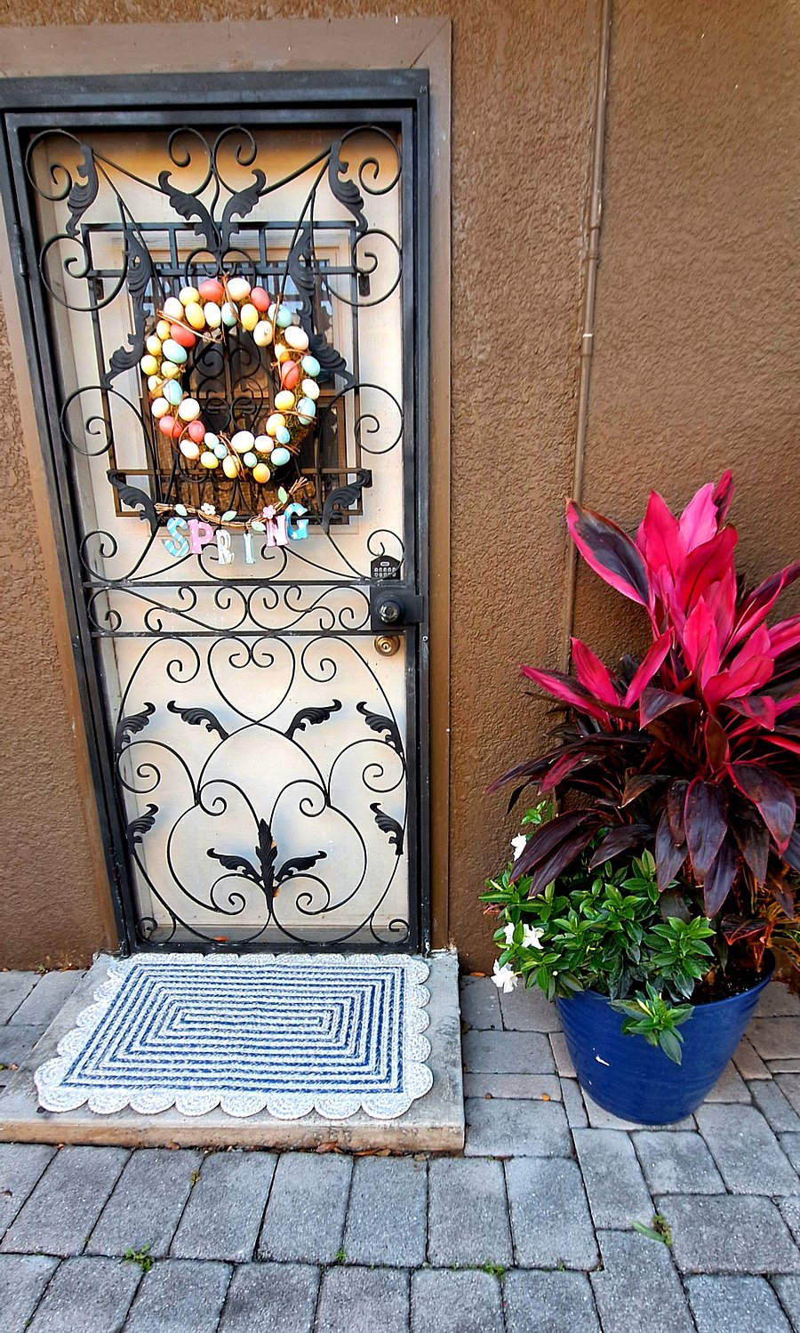 Laundry room door.