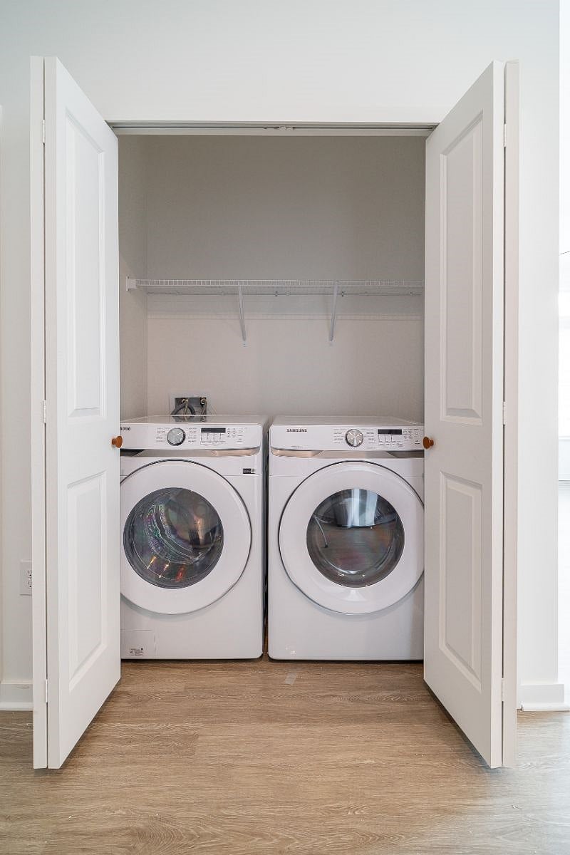 Washer & Dryer Included in All Layouts (Some sets are stackable)