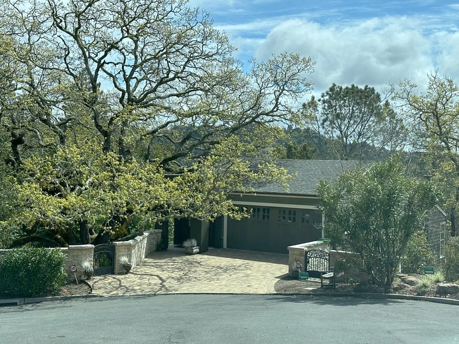 Private lane on cul-de-sac. Views, views, views, and privacy.