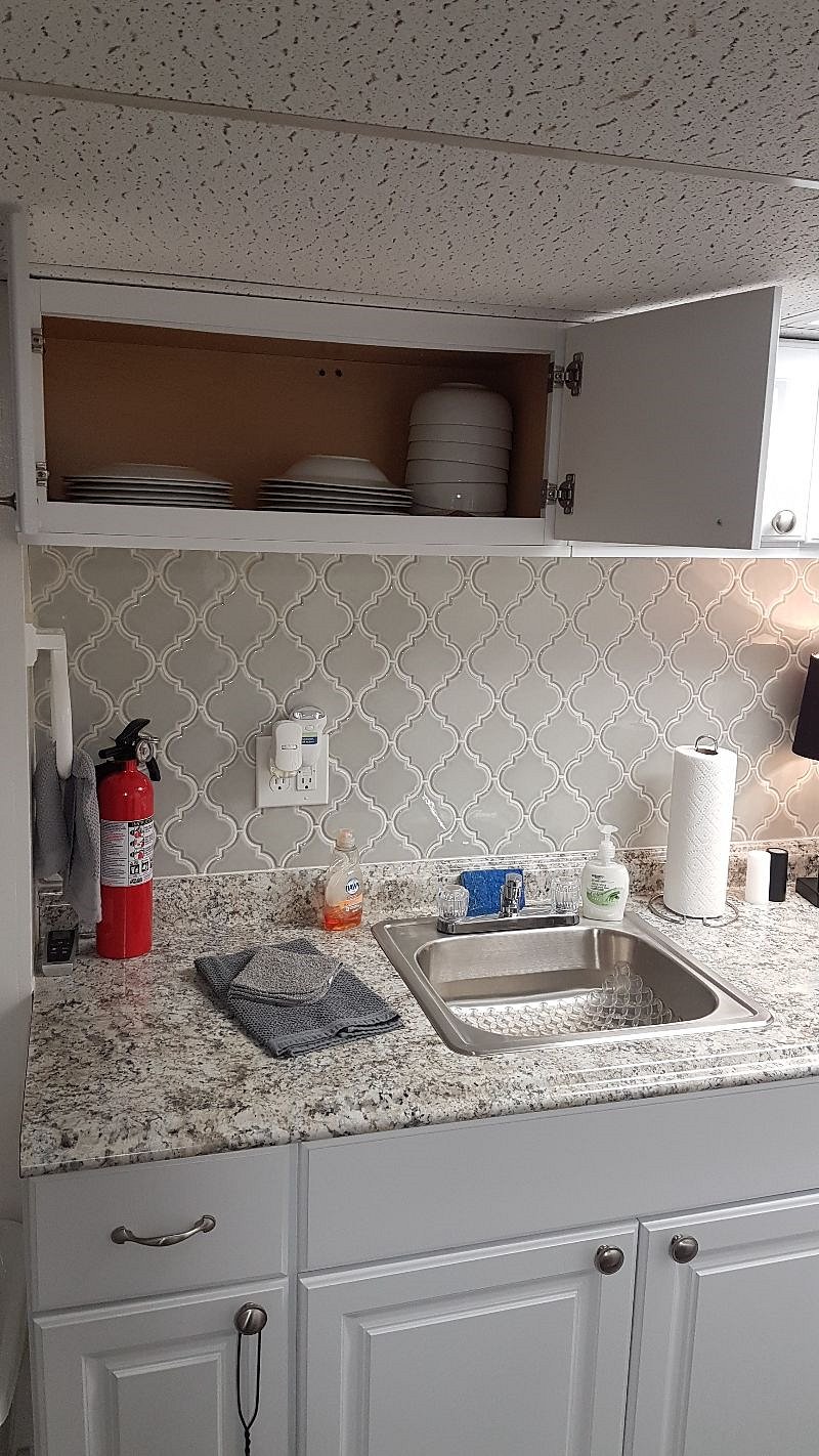 Fully stocked kitchen