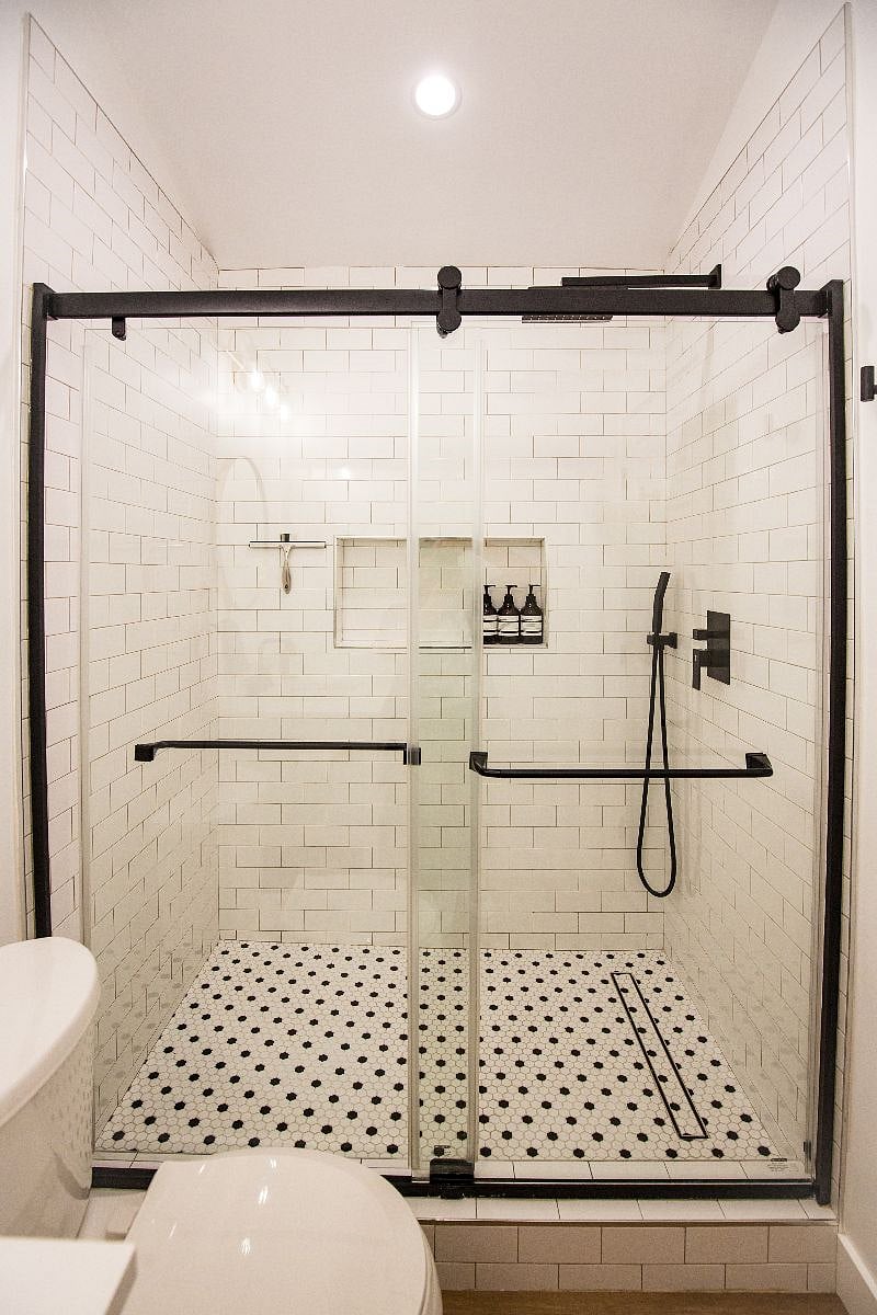 Full walk-in shower