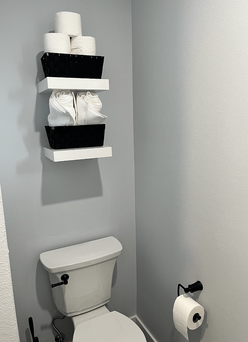 starter paper products included, bath mats