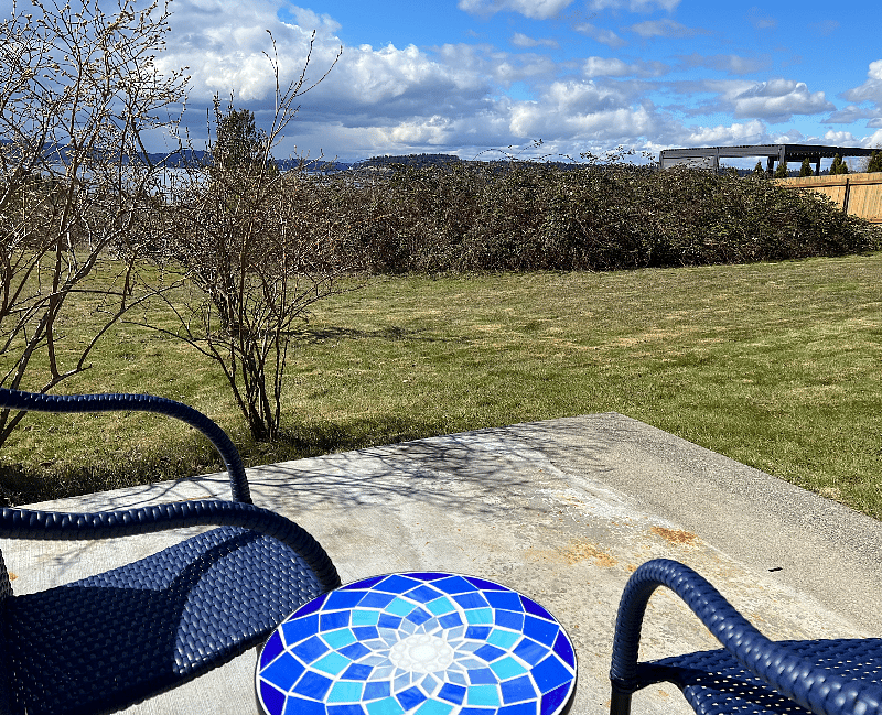view from your private patio