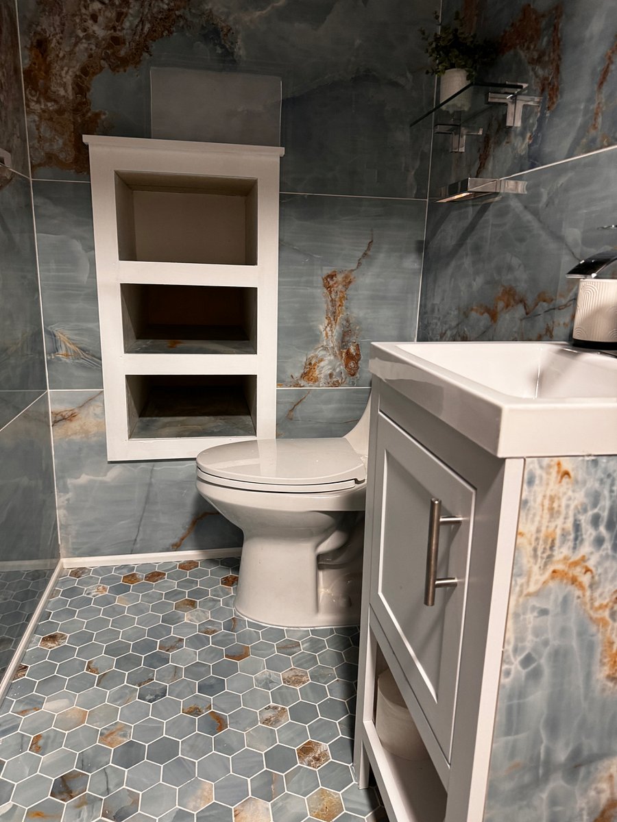 Private half bathroom on 3rd floor