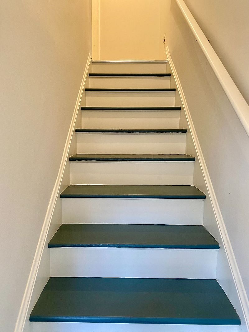 Stairwell to studio