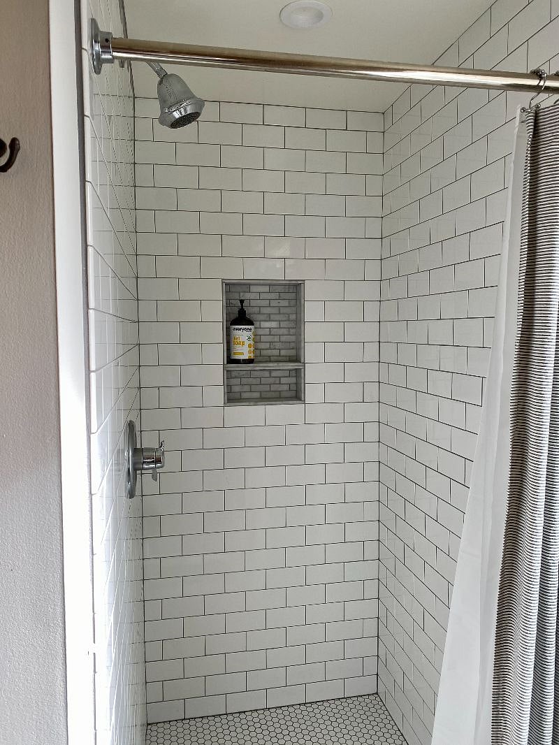 Inside shower