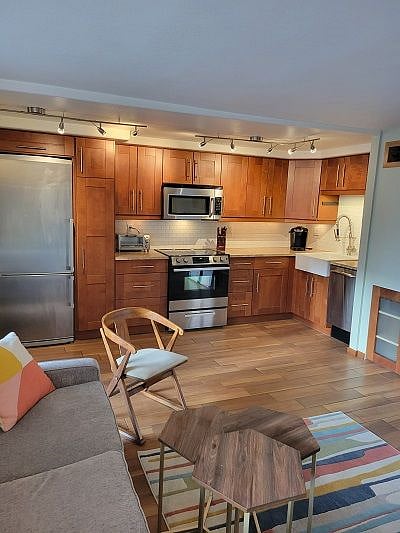 Open concept kitchen