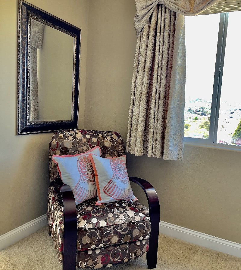 Sitting area in Master Bedroom