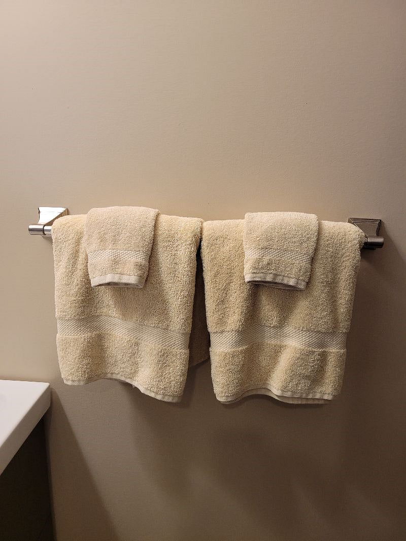 We provide extra towels and washcloths