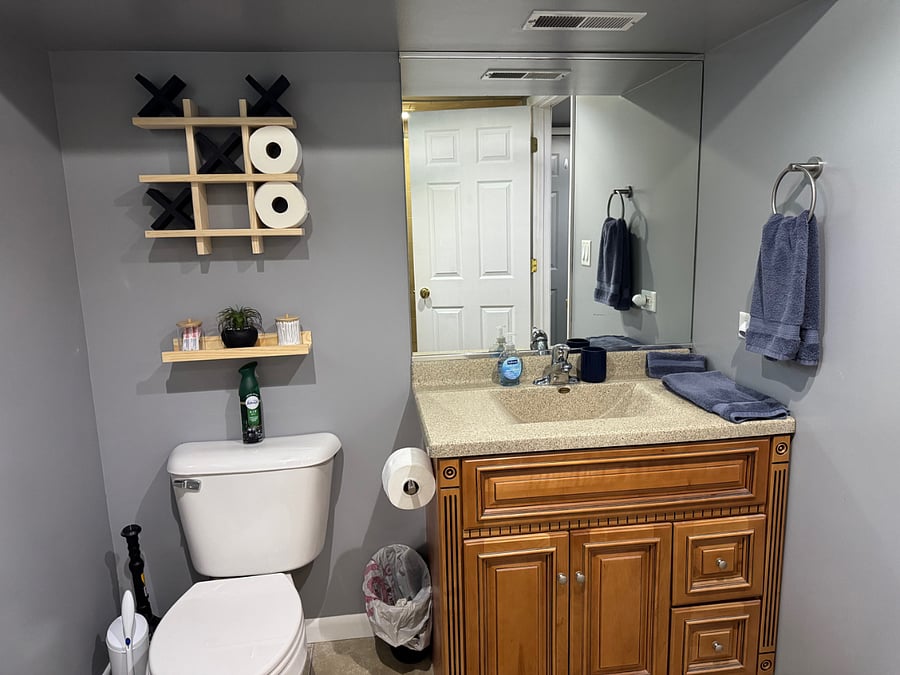 Bathroom Overview from Shower