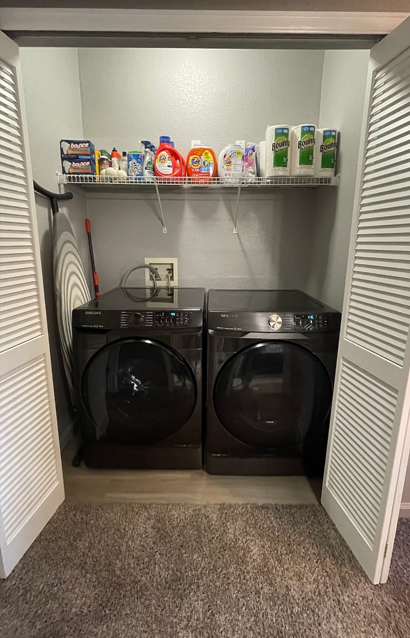 New top-of-the line Samsung washer and dryer