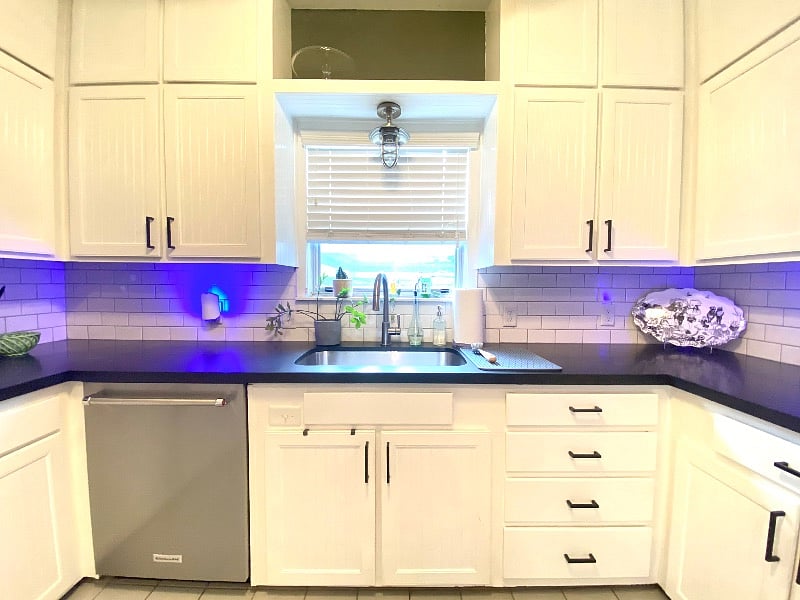 Generous kitchen with ample storage