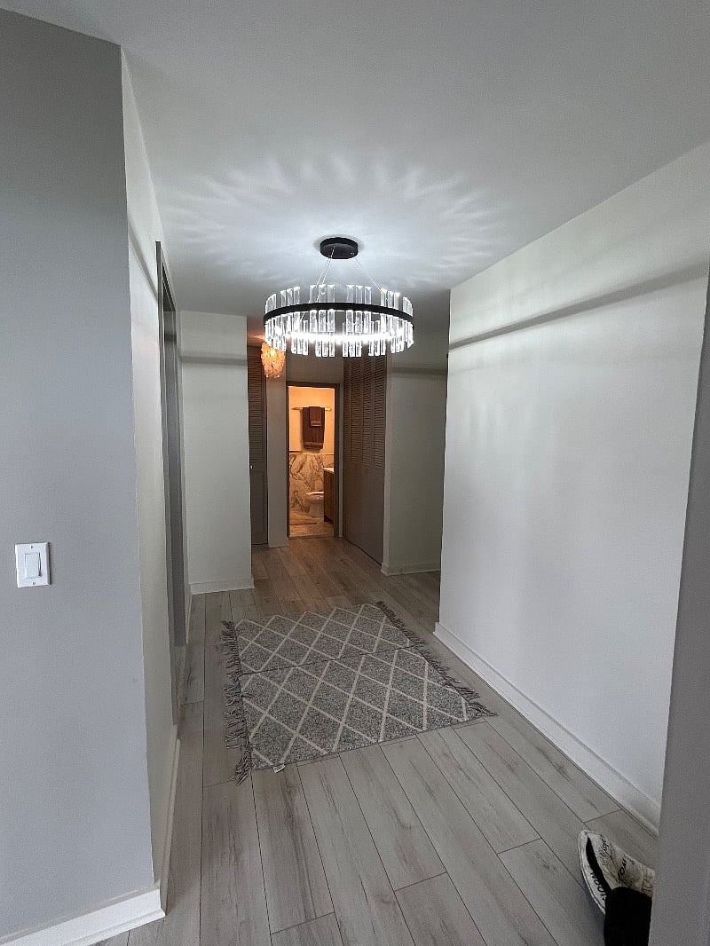 Entry way, looking towards your private bathroom